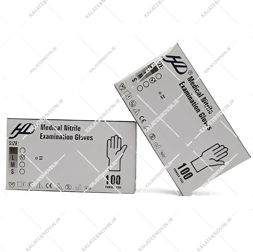 دستکش نیتریل مشکی hd